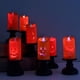 thumbnail image 4 of Vela De Halloween, Luz Led De Calabaza Hueca De Colores, Vela Sin Llama, Lámparas De Candelabro Parpadeantes Que Funcionan Con Batería 12 Uds, seitruly HA037248-00, 4 of 6