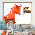 thumbnail image 1 of Designart Christmas Holiday Fancy Santa Claus V Traditional Floating Frame Wall Art, 1 of 4