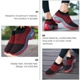 thumbnail image 4 of 1 par de zapatos deportivos de suela gruesa para mujer, zapatos con colchón de aire, zapatos transpirables, 4 of 5
