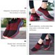 thumbnail image 4 of 1 par de zapatos deportivos de suela gruesa para mujer, zapatos con colchón de aire, zapatos transpirables, 4 of 5