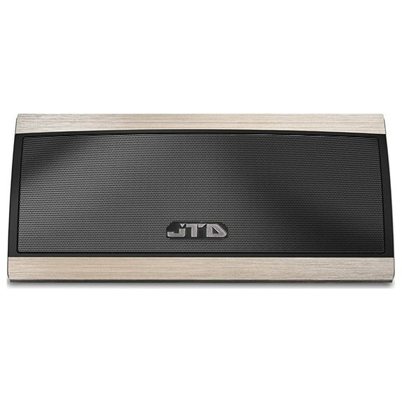 JTD Wireless Bluetooth Portable Speaker, Black & Gold, JTD-BT-3D-S