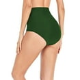 thumbnail image 6 of Cathalem Womens Swim Shorts Bathing Suits Bottoms Swimsuit Bottoms (Green,XL), 6 of 8