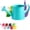 Blue, variant on White Metal Watering Can Outdoor, White Watering Can, 1L Vintage Tin Sprinkler Kettle with Long Spout, Gardening Irrigation Tool for Indoor Plants Flowers