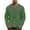 Green, variant on Mens Summer Night Thermal Long Sleeve V Neck Waffle Knit T-Shirts Pullover Tops Regular Fit Textured Shirt, Business Casual Breathable Solid Color Tee for Office Work, Big & Tall