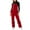 Red, variant on Hxshgdsn Womens Ski One Piece Overalls Winter Windbreak Water Resistant Snowboard Jumpsuit With Pockets Yellow Xl