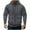 B-Dark Gray, variant on Men Hoodies Sweatshirts Solid Multi Pocket Sports Pullover Zipper Cardigan Long Sleeved Hooded Sweatshirt Jacket
