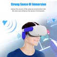 thumbnail image 4 of Injueey 2 piezas VR Headset Ear Muffs Orejeras de silicona Solución de sonido mejorada Suministros de equipos de juego Reemplazo para Quest 2 Type2 NO2, 4 of 6