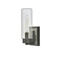thumbnail image 3 of Atlas Lighting and Home 1-Light Outdoor Wall Sconce with Cylindrical Shade - 13.5" - Black, 3 of 5