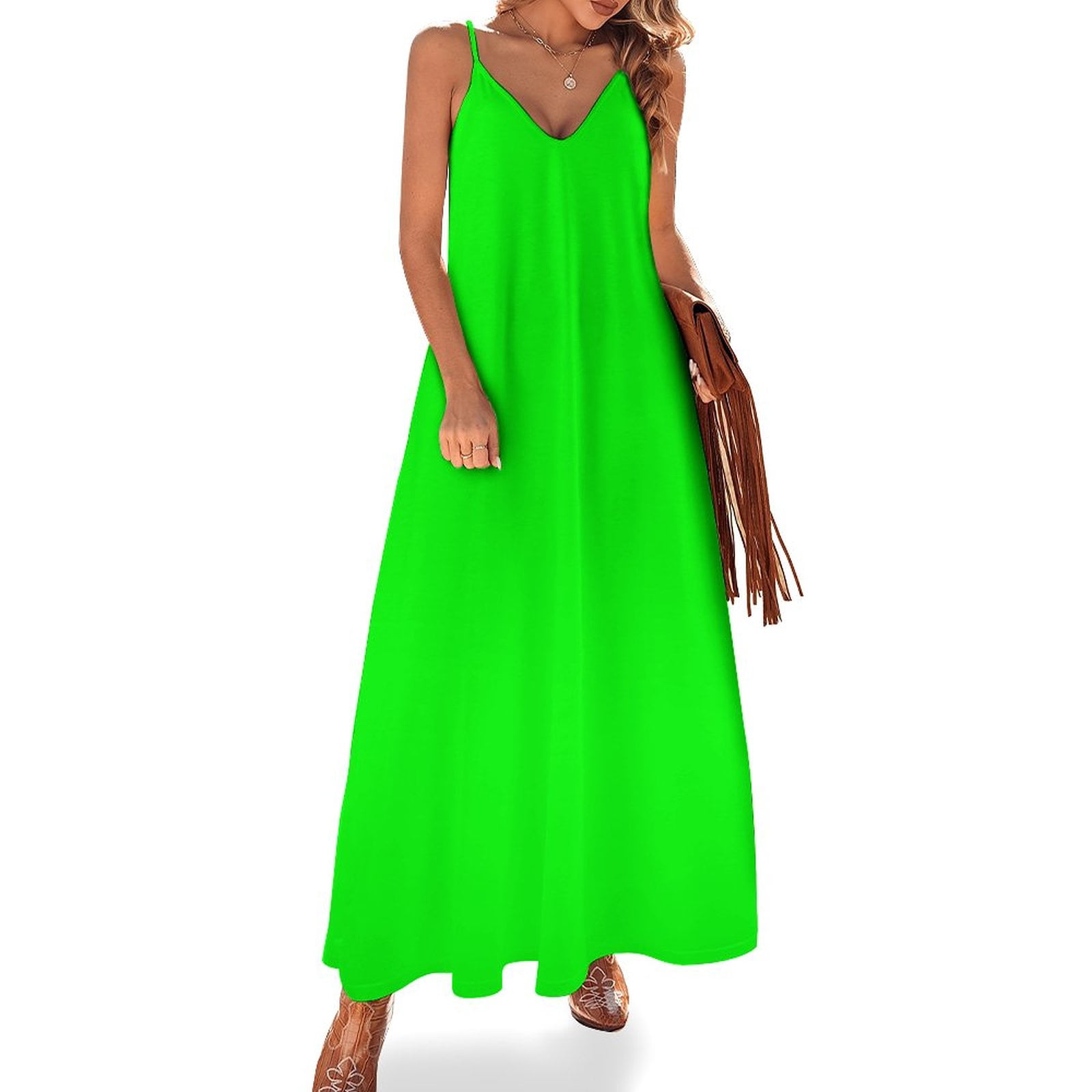 knee length dresses for ladies Girls Neon Glow Worm Skater Dress