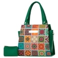 thumbnail image 1 of Bolso Yute De Mujer Fana Victoria Color Verde Fashions, 1 of 2