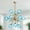 Blue & Gold, variant on Longree Modern 12-Light Nordic Blown Glass and Metal Sputnik Chandelier