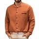 thumbnail image 1 of pstuiky hombres de manga larga, Camisa informal de manga larga con cuello vuelto y botones estampados en color liso para hombre Tops casuales para hombres s, 1 of 6