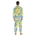 thumbnail image 4 of FORMRS Onesies Pajama for Adults Unisex Hoodie Winter Jumpsuit One Piece Sleepwear, Sizes S-2XL, Yellow Mountains, 4 of 7