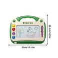 thumbnail image 2 of Elainilye Magnetic Drawing Board, Multifunctional Children's Sketching Doodling Toy with 4 Stamps and 1 Pencil, Ideal for Intelligence Learning and Gift for Kids Ages 1-3, 2 of 5