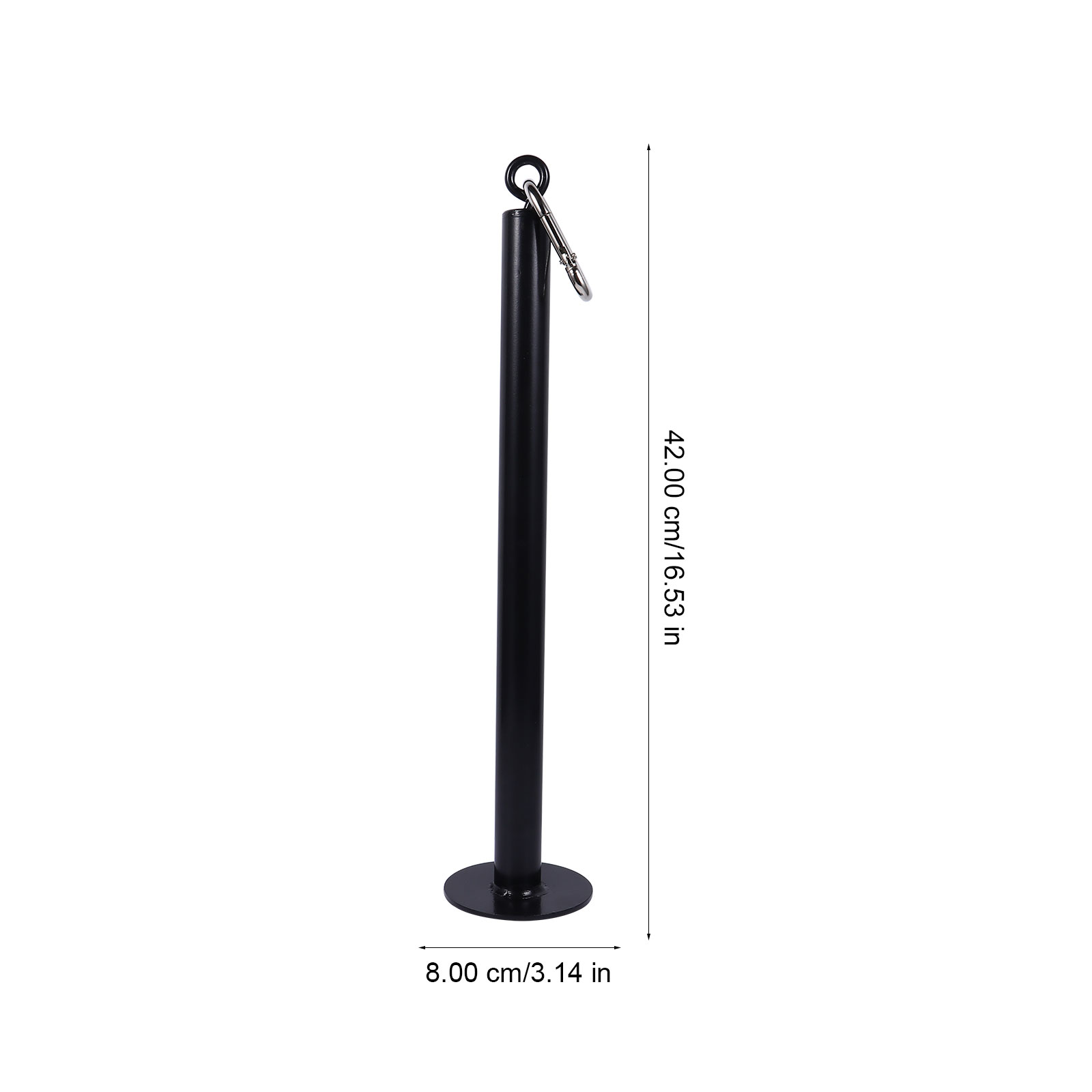 Ortofally Steel Weight Plate Loading Pin Steel Workout Weights Lifting Holder Stand Rack Pulley Cable Machine System Weights Stand for Muscle Strength Training Exerciser 38cm
