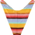 thumbnail image 2 of American Eagle Womens Stripe Bikini Swim Bottom, Multicoloured, X-Large, 2 of 2
