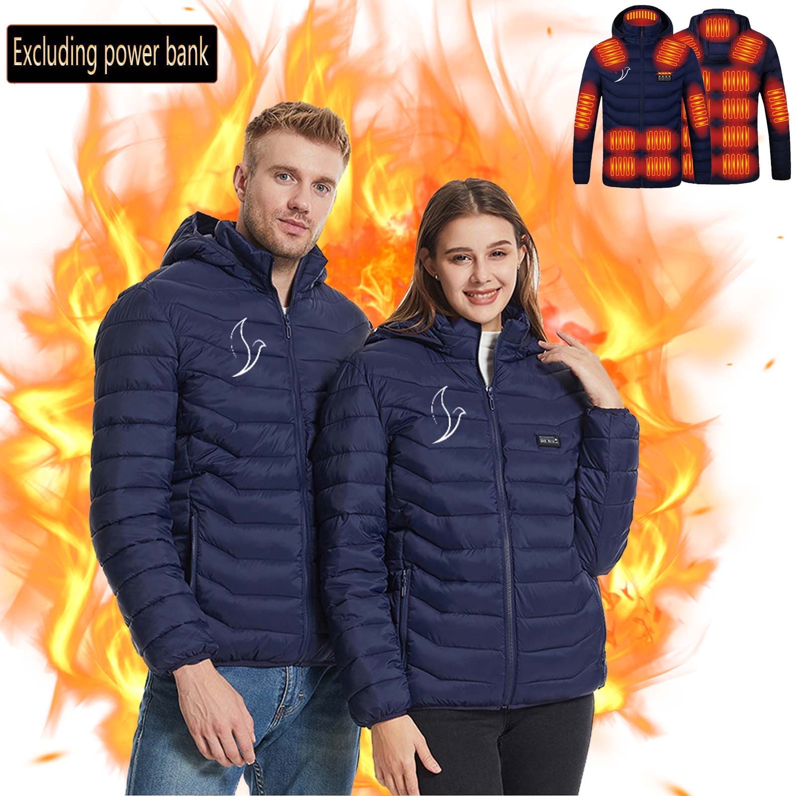 Meichang Vestes Chauffantes pour Hommes et Femmes Grande Taille