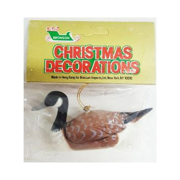 Vintage Bronson Duck Christmas Ornament Made In Hong Kong