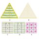 thumbnail image 4 of Patchwork Ruler Craft Clear Scale Acrílico Costura de costura Alineado Plantilla Arte Hogar Manual Recorte Herramienta de Estudiante Herramienta Purple Square Inevent HA012302-05, 4 of 7