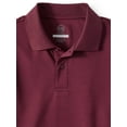 thumbnail image 5 of Wonder Nation Boys School Uniform Short Sleeve Performance Polo Shirt, 2-Pack Value Bundle, Sizes 4-18 & Husky, 5 of 5