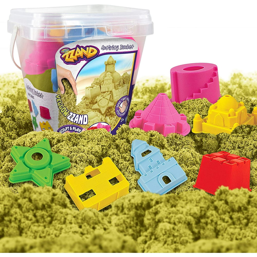 Creative Kids Play Sand Bucket Activity Kit Natural Scented 500 gr of