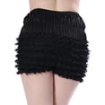 thumbnail image 2 of Bragas Pettipants Malco Modes Lisa Tanga con volantes, color negro XL, 2 of 8