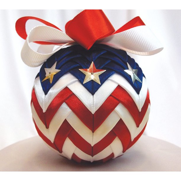 Quilt Magic American Spirit Ribbon Ornament Kit