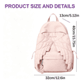 thumbnail image 3 of Cute Backpack Angel Wings Backpack, Large Capacity Canvas School Bag with Cute Wing Design, Lightweight Travel Daypack with Multi Pockets for Women Teens Daily Outdoor Use, 3 of 5
