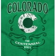 thumbnail image 2 of Colorado State Flag Cute Floral CO Women's Plus Size Graphic Tee Brisco Brands 5X, 2 of 5