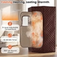 thumbnail image 2 of Gymax 3L Portable Steam Sauna Fast-Heat Pentagon Large-Size Sauna Box Remote Control Brown, 2 of 10