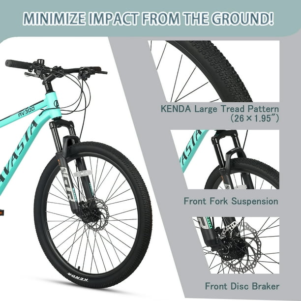 【AVASTA】AV300マウンテンバイク MTB 27.5インチ 21段変速 AVASTA AV300 27.5 inch Mountain Bike with 21-Speed,Aluminum