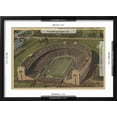 thumbnail image 5 of Art.com Columbus, Ohio - Ohio State University Stadium from Air Art Print by Lantern Press, Black Frame Wall Art, 23" x 17", 5 of 5