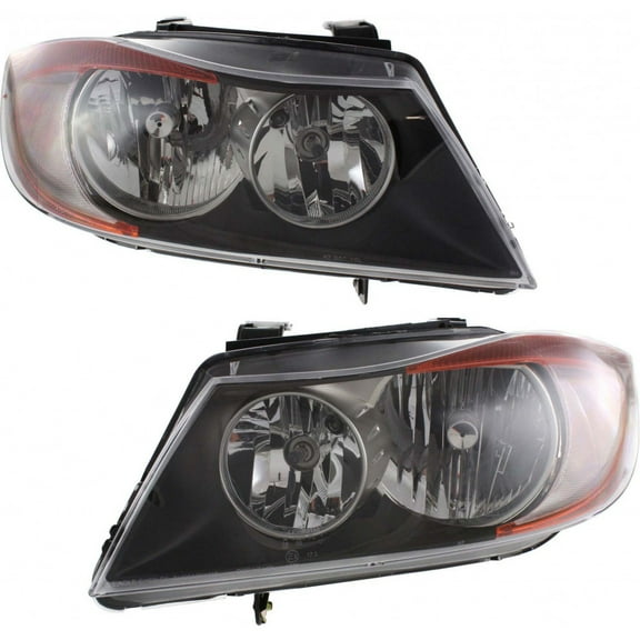 CarLights360: For 2007 2008 BMW 328xi Headlight Assembly Driver and Passenger Side DOT Certified w/Bulbs-Replaces BM2502133 BM2503134 (Vehicle Trim: Sedan ; Wagon)