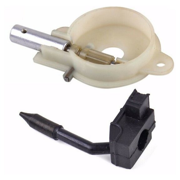 1* Oil Pump   Oiler, Replacement Oil Pump Oiler Set for Husqvarna 36 41 136 137 141 142 Chainsaw