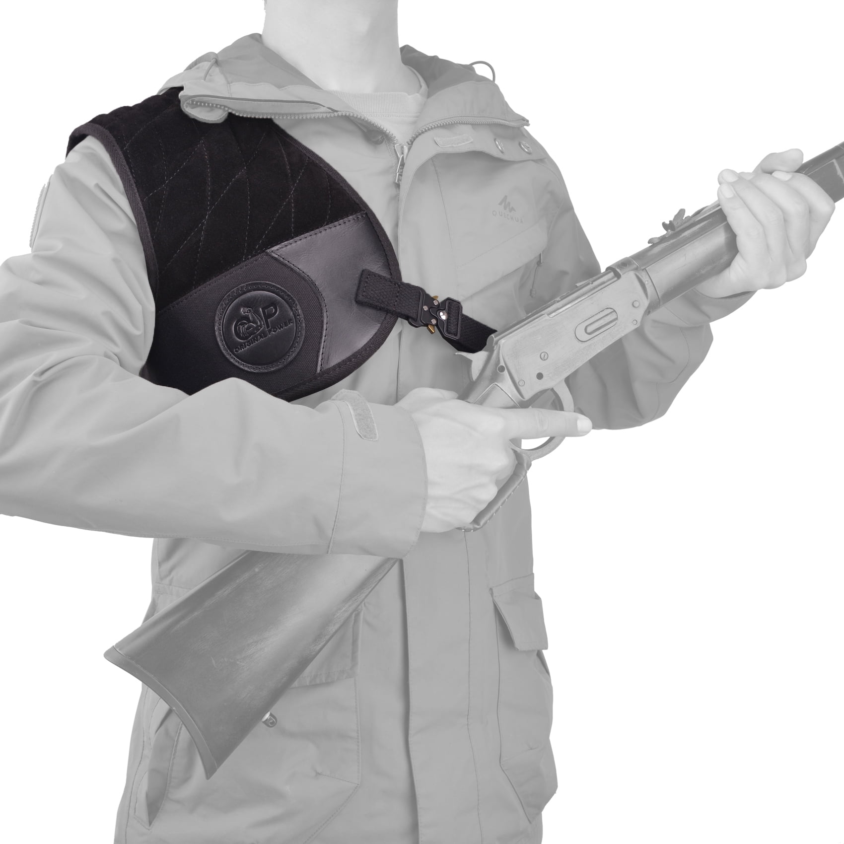 Wayne's Dog Padded Shooting Right Shoulder Recoil Pad , Shoulder Shield Protection for Right Chest / Shoulder