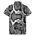 thumbnail image 4 of Camisas hawaianas con estampado 3D de piel de serpiente y pitón para hombre, camisas con botones y solapa, blusas holgadas de manga corta para calle, 4 of 5