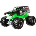 thumbnail image 1 of Hot Wheels Monster Jam Grave Digger Vehículo fundido a presión escala 1:24 negro y verde, 1 of 1
