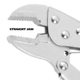 thumbnail image 4 of GreatNeck Straight Jaw Locking Pliers, Steel, 7 inch, 4 of 10