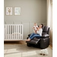 thumbnail image 6 of 360° Swivel Rocker Recliner Chair for Adults, Lazy Recliner for Adults, 22 in with 1.5X Sponge Filling, Side Pocket, and Cup Holder, for Living Room, Bedroom, and Nursery, Coffee, 6 of 10
