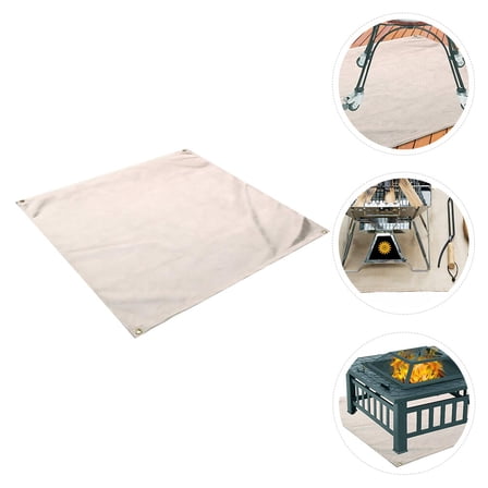 Tineasur Grill Mats for Outdoor Grill Cooking Fire Retardant Cloth for Friends 1Pack