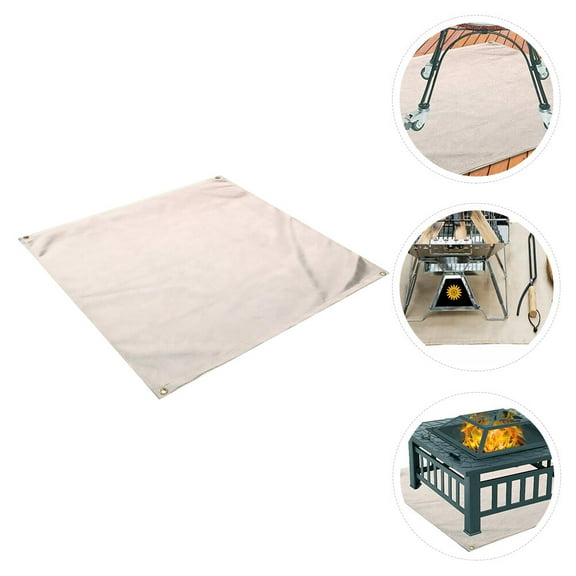 Tineasur Grill Mats for Outdoor Grill Cooking Fire Retardant Cloth for Friends 1Pack