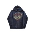 thumbnail image 3 of Y2k-sudaderas con cremallera y estampado de calavera para hombre, moda gótica Vintage, abrigos de manga larga de Hip Hop, sudadera holgada con capucha, Otoño Invierno, 3 of 4