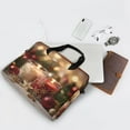 thumbnail image 5 of 16" Laptop Briefcase for Work Travel Laptop Shoulder Bag Carrying Handbag Laptop Case Red and White Scented Candles Pattern, 5 of 8