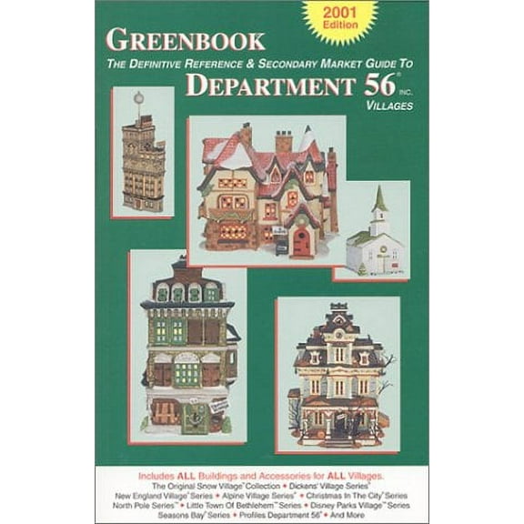 Greenbook Guide to Department 56 Villages - 2001 Edition (Paperback)