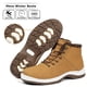 thumbnail image 4 of Botas de nieve CARENURSE resistentes al agua para hombre con forro de piel para invierno, 4 of 6