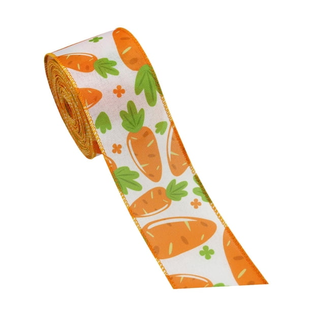 Cinta de Pascua con alambre, rústica, de 4,5 m, para manualidades y regalos. D