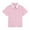 Pink, variant on MeetoTime Kids Short Sleeve Lapel Shirt Solid Color Striped Summer Casual Button Top for Baby Boys Girls 3-11 Years