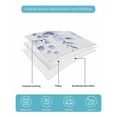 thumbnail image 5 of Quilts Twin Size, Blue Grey Eucalyptus Leaves Soft Comforter Bedding Set for Bed, Spring Rustic Botanical Lightweight Quilted Bedspread with Pillow Cover(2 Pieces) for All Season, 68x86 Inch, 5 of 6