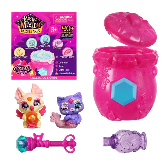Caldero Mixlings Fizz & Reveal de Toy Magic Mixies, paquete de 2