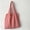 Pink, variant on Women's Polka Dot Print Retro Underarm Tote Bag, Lightweight Soft Fabric Single Shoulder Shopper Handbag Pink
